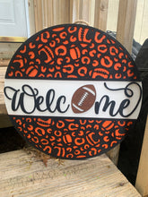 Football Welcome Custom Door Hanger Decor