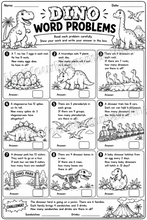 Dinosaur Multiplication Practice Worksheets- PDF Digital