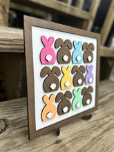 Bunny Colorful Sign- Easter sign, bunny sign, Easter decor