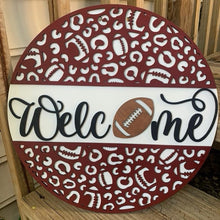 Football Welcome Custom Door Hanger Decor