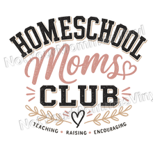 Homeschool Moms Club PNG-Digital
