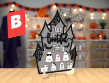 Halloween Personalized Family Table Top Decor Piece