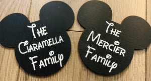 Interchangeable Mouse Head Home Sign - Magical mouse heads, Disney Home, interchangeable Mickey shape sign