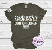 Un-Mask Our Children Unisex Tshirt- parental choice, let them breathe