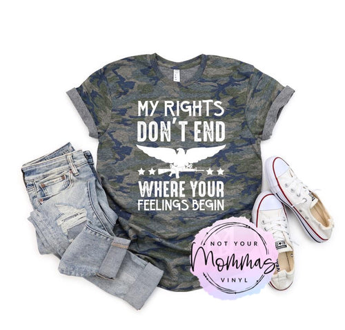 My Rights Don’t End Where Your Feelings Begin Unisex Tshirt