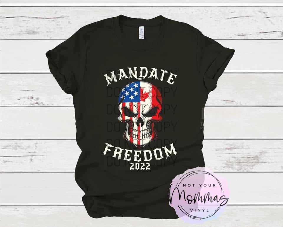 Mandate Freedom US CANADA Flag