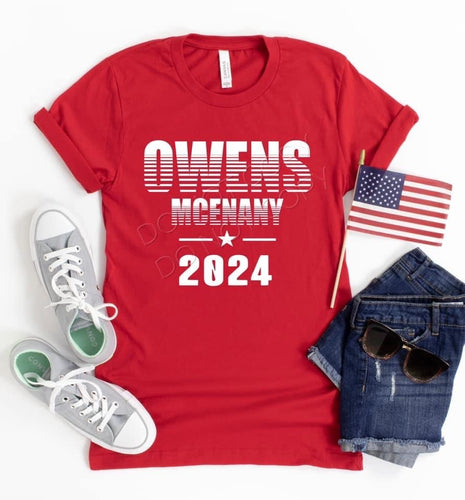 Owens McEnany 2024 T-shirt